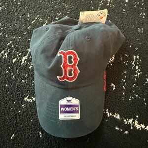 Women's One Size Adjustable Boston Red Sox Hat - Navy